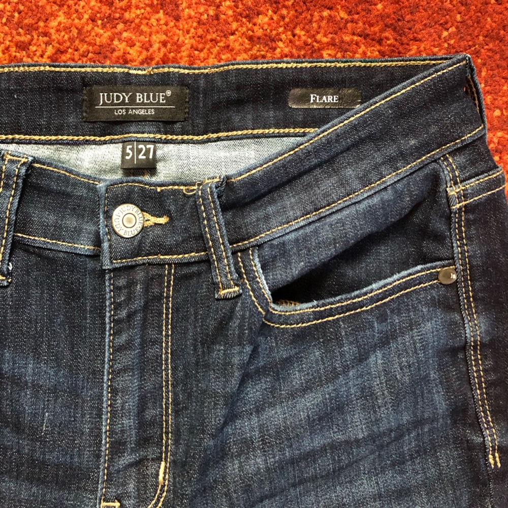 Judy Blue Women's Dark Blue Flare Jeans